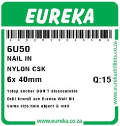 6U50 - Nylon Countersunk -6U50_label_T
